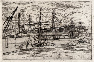 Docks de Liverpool - J. Alden Weir