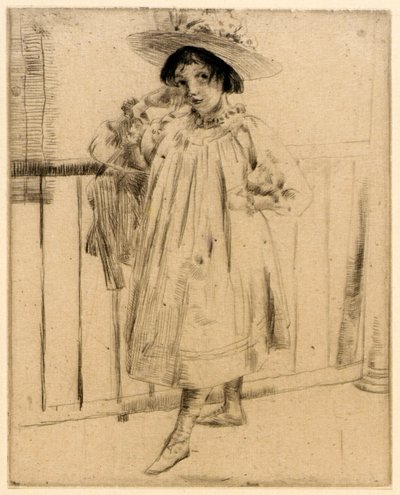 Sous le porche - J. Alden Weir