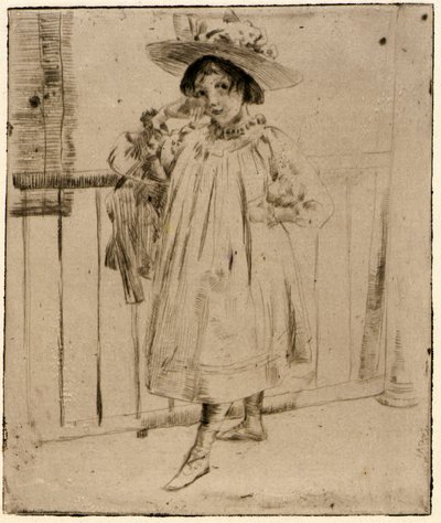 Sous le porche - J. Alden Weir