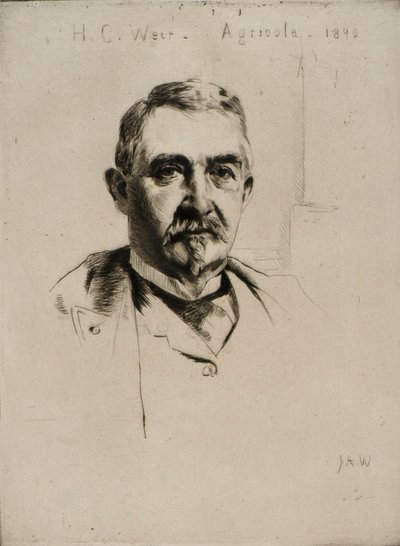 Portrait du colonel H.C. Weir (Agricola) - J. Alden Weir