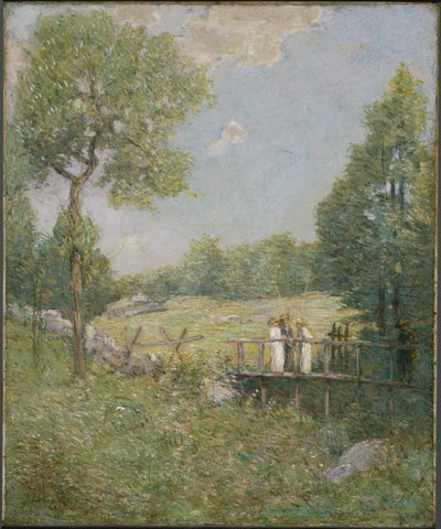 La partie de pêche - J. Alden Weir