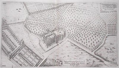 Château de Vallery avec jardins, parc et partie du vignoble, de 