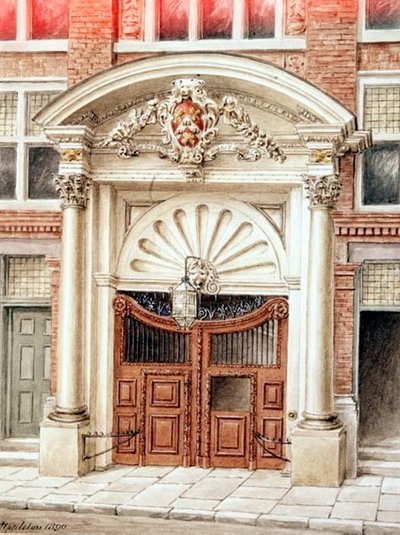 Porte de Brewers Hall dans Addle Street, Londres - J. Appleton