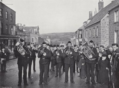 Jour de la flore à Helston, jouant la danse furry - J. Benjamin Stone