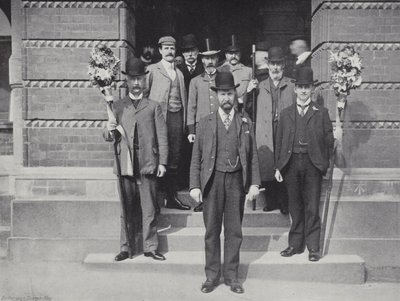 Hocktide à Hungerford, constable et hommes tutti - J. Benjamin Stone