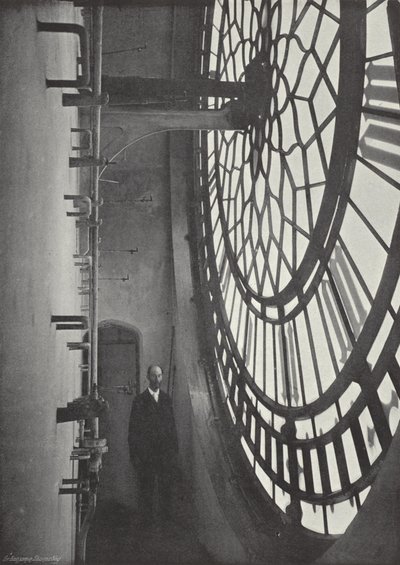 Vue intérieure du cadran de Big Ben - J. Benjamin Stone
