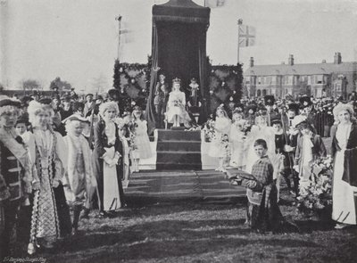 Festival du 1er mai de Knutsford, couronnement de la reine - J. Benjamin Stone