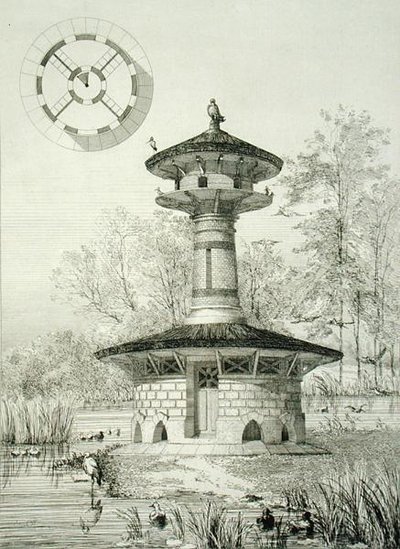 Abri pour oiseaux aquatiques à Poissy, de 
