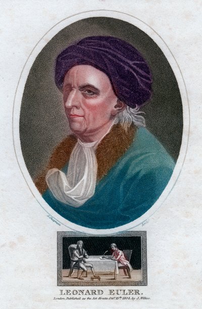 Leonhard Euler, mathématicien et physicien suisse du 18e siècle - J. Chapman