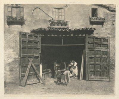 Un atelier de menuiserie - Tolède - J. Craig Annan