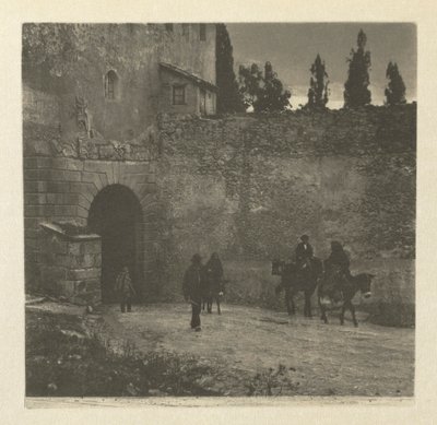 Une porte - Ségovie - J. Craig Annan