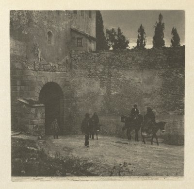 Camera Work : Une porte - Ségovie, 1914 - J. Craig Annan