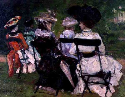 Dans le parc, c.1900 - J. Edward Homerville Hague