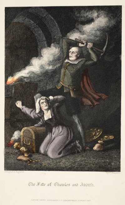 Le destin de Chowles et Judith, de Old Saint Pauls, pub. 1847 - J. Franklin