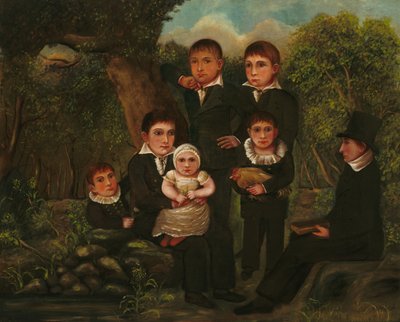 Abraham Clark et ses enfants - J. H.