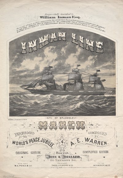 Ligne Inman Mars - J. H. Bufford
