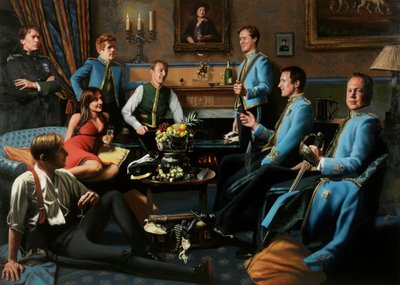 Portrait of a Mess, 2000-2010 (huile sur toile) - J Hugh L Beattie