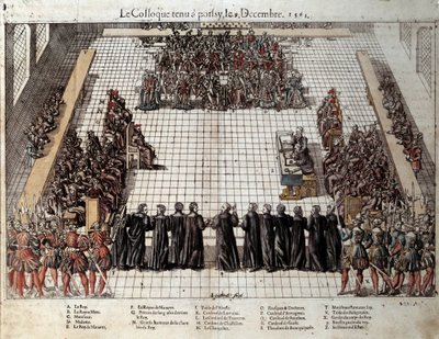 Colloque de Poissy (9 février) - J. J. and Tortorel J. (fl.1568 92) Perrissin