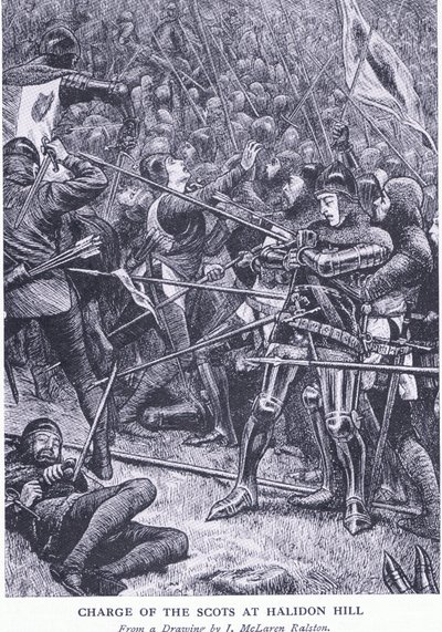Charge des Écossais à Halidon Hill, de l