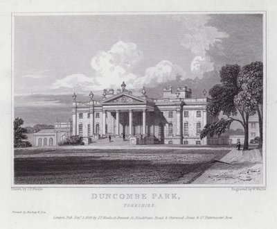 Duncombe Park, Yorkshire - John Preston Neale