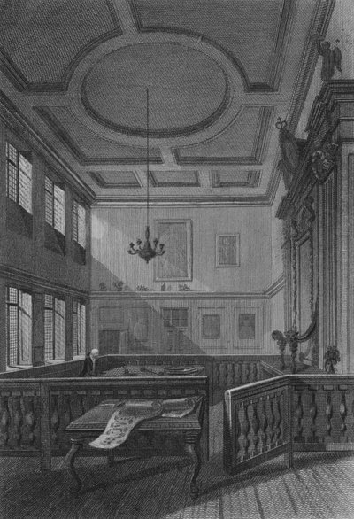 Intérieur du Collège des Hérauts - John Preston Neale