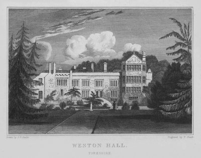 Weston Hall, Yorkshire (gravure) - John Preston Neale