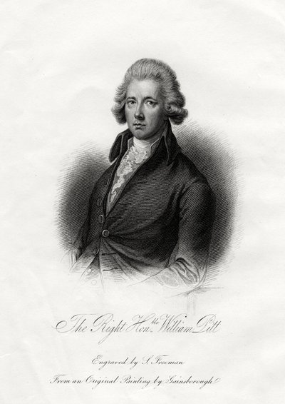 William Pitt le Jeune, homme d