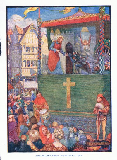 Les démons étaient généralement drôles, de Littérature anglaise pub. par T C & EC Jack, vers 1920 - J. R. Skelton