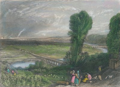 Ponts de Saint-Cloud et Sèvres, vers 1835 - J Radclyffe