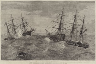HMS Immortalité trouvant l