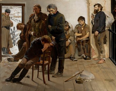 En route vers la prison (Prisonniers) - Jacek Malczewski