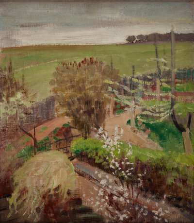 Paysage printanier de la campagne - Jacek Malczewski