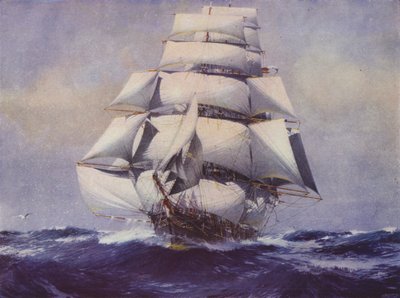 Clipper Lightning en pleine voile - Jack Spurling