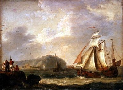 Un pink néerlandais retournant à terre - Jacob Philippe Hackert