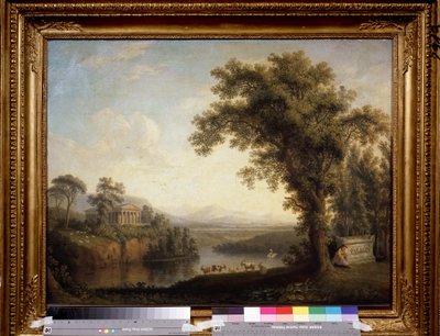 Paysage antique avec tombe de Phaeton - Jacob Philippe Hackert