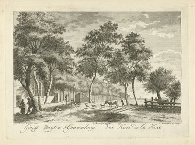 Paysage aux environs de La Haye (Vue hors de La Haye) - Jacob Groenendijk