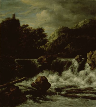 Paysage Montagneux avec Cascade - Jacob van Ruisdael