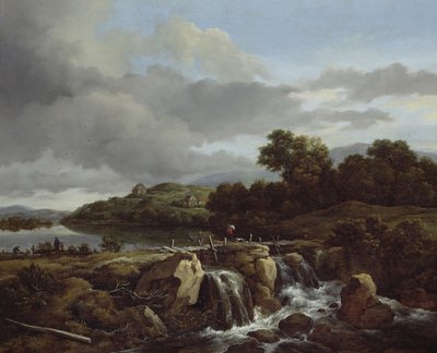 Paysage avec cascade - Jacob van Ruisdael
