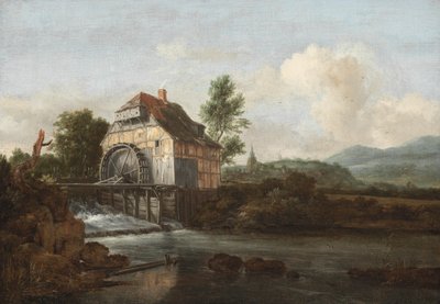 Paysage avec un moulin à eau, vers 1680 - Jacob van Ruisdael