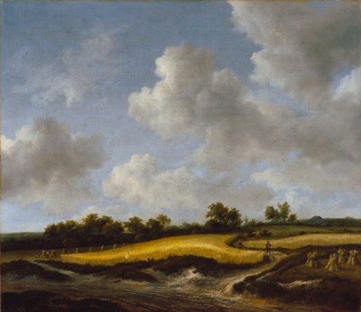 Paysage avec un champ de blé, vers 1660 - Jacob van Ruisdael