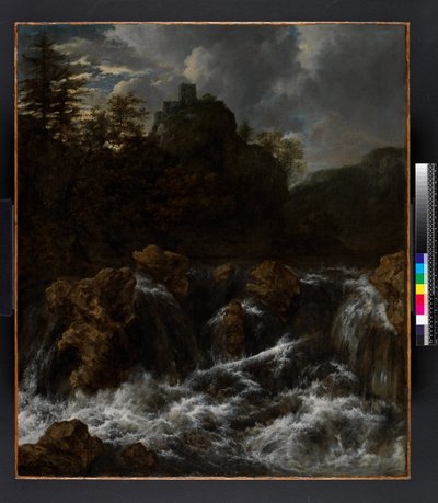 Paysage avec cascade, avant 1682 - Jacob van Ruisdael