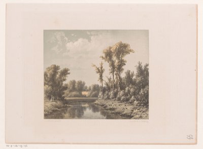 Paysage avec rivière - Jacob Jan van der Maaten