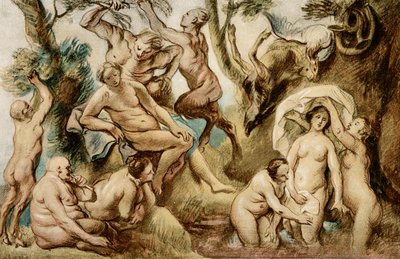 Diane au bain - Jacob Jordaens