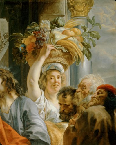 Jésus expulsant les marchands du Temple (huile sur toile) - Jacob Jordaens