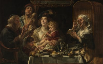 Les vieux chantent, les jeunes gazouillent - Jacob Jordaens