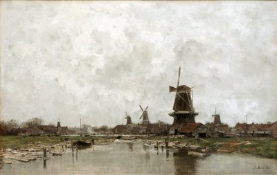 Les cinq moulins à vent - Jacob Maris