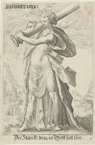 Force (Fortitudo) - Jacob Matham (attributed to)