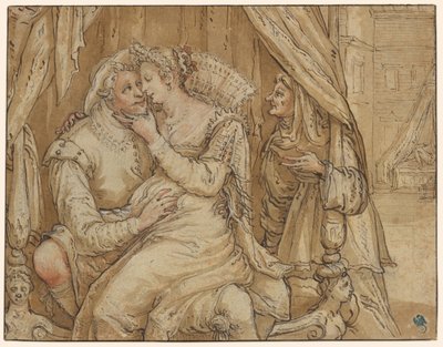 Couple amoureux - Jacob Matham