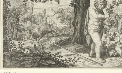 Bacchus et Ampelus - Jacob Matham