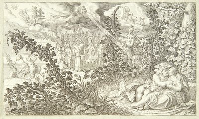 Bacchus et Ariane - Jacob Matham